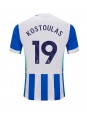 Moške Nogometnih dresov Brighton Charalampos Kostoulas #19 Domači 2025-26 Kratki rokavi Moške Nogometnih dresov Brighton Charalampos Kostoulas #19 Domači 2025-26 Kratki rokavi